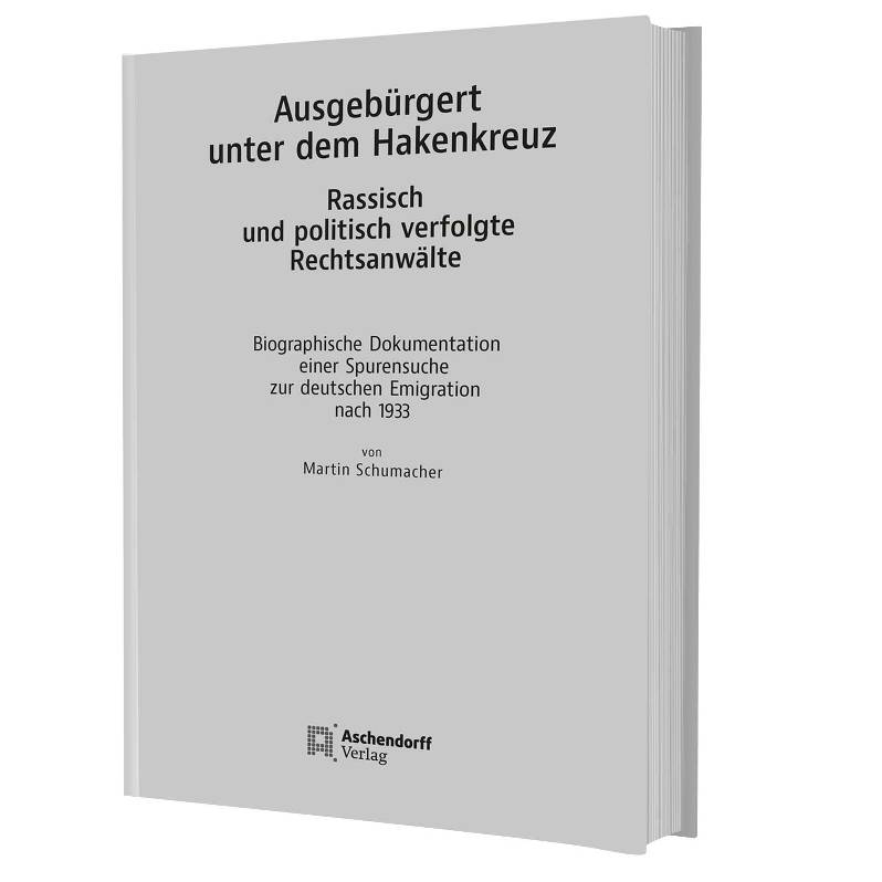 Buchrezension Ausgebrgert unter dem Hakenkreuz