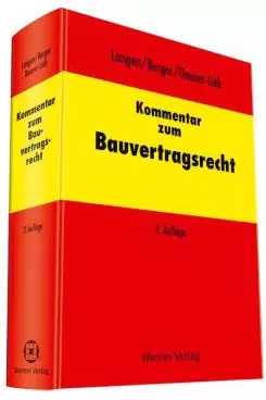 Kommentar zum Bauvertragsrecht Buchrezension RAMLiebert Berlin